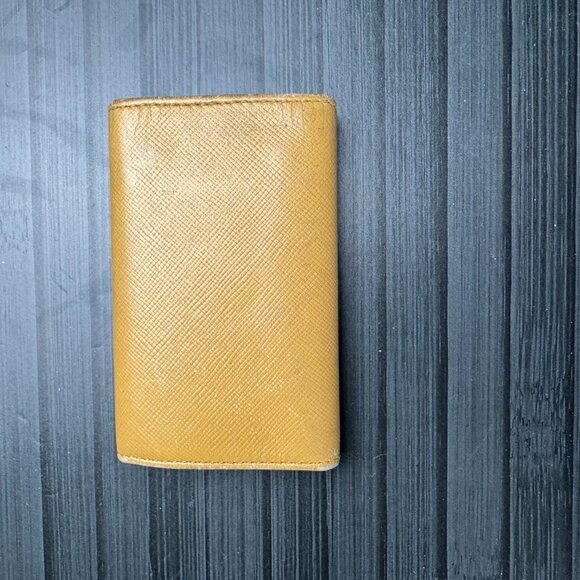Prada Yellow Triangle Key Holder - Picture 2 of 5